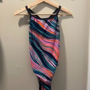 NWOT TYR Durafast Elite Diamondfit Swimsuit - Riptidal Pink, Size 34 (M)